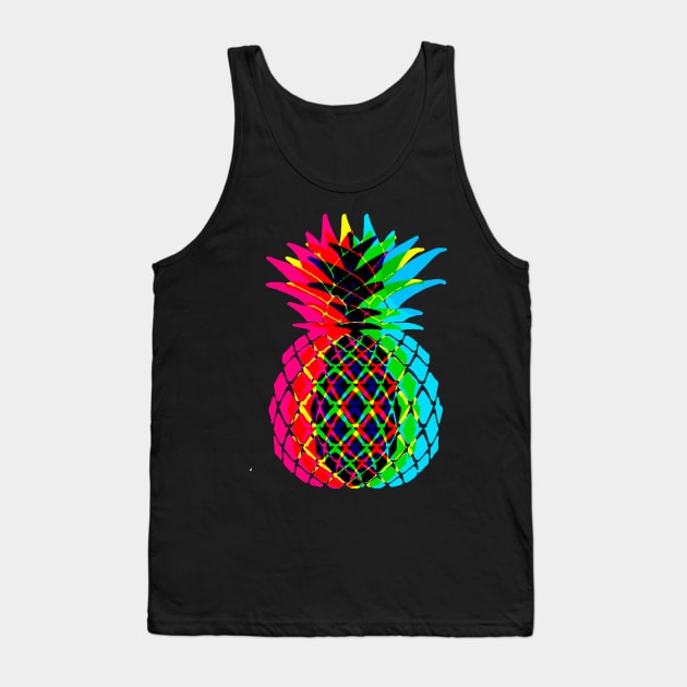 CMYK Pineapple Tank Top by lunabelleapparel